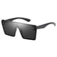 thumbnail image 2 of Gafas de sol Soledad de rectángulo negro para mujer, 2 of 6