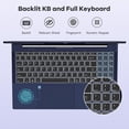 thumbnail image 7 of 15.6" IPS FHD Gaming Laptop 32GB DDR5 RAM 1TB SSD AMD Ryzen 5 6600H (Beat i7-1165G7, 6 Cores Up to 4.5GHz) with AMD Radeon 660M GPU 100W USB-C PD Fast Charger Backlit Keyboard Fingerprint Blue, 7 of 7