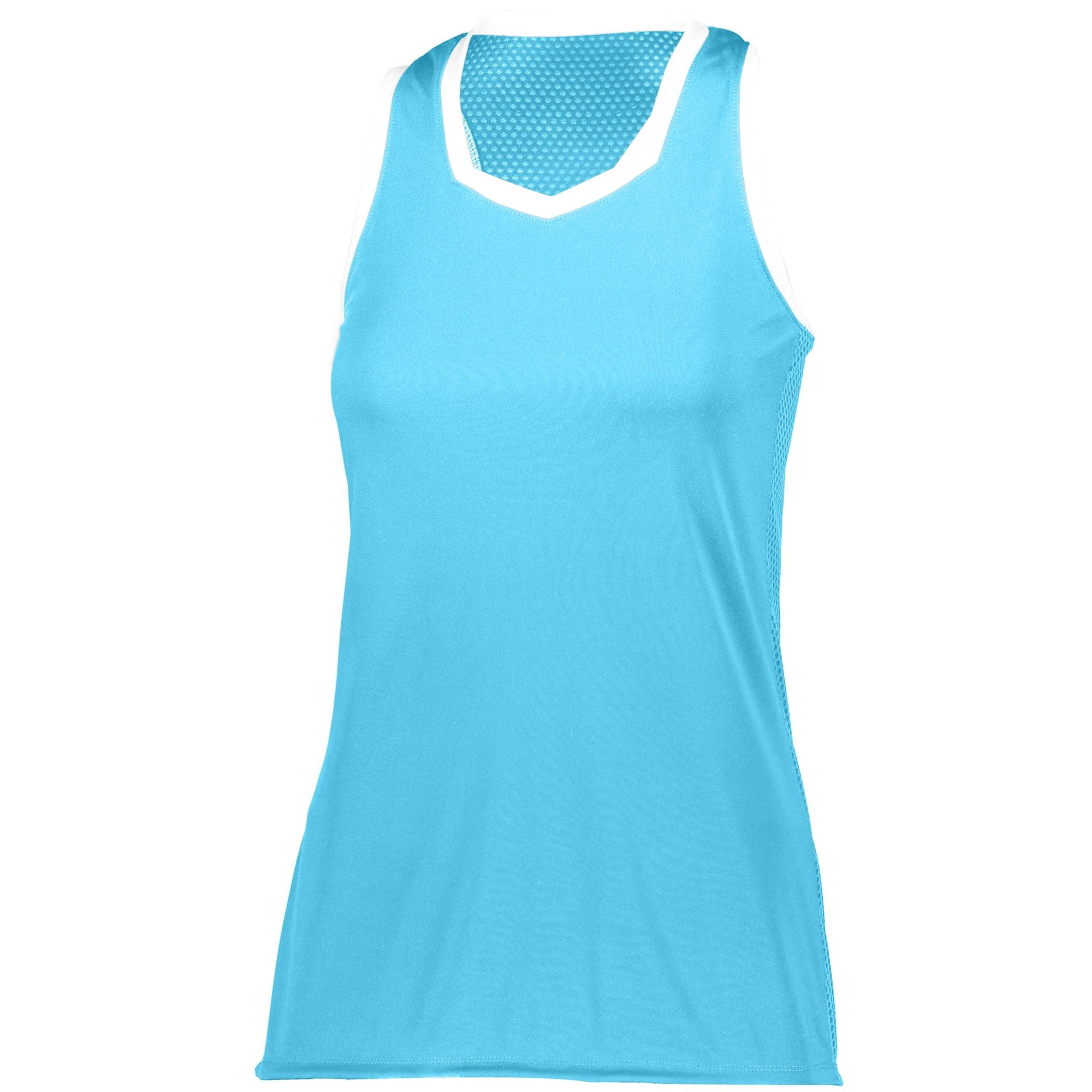 Augusta Sportswear XL Womens Crosse Jersey Aqua/White 1678