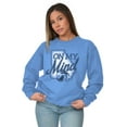 thumbnail image 3 of Georgia On My Mind GA Southern Belle Women Crewneck Sweatshirt Brisco Brands S, 3 of 6