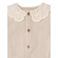 thumbnail image 2 of Modern Moments by Gerber Baby Girl Eyelet Collar Sweater, Sizes 0/3 Months - 24 Months, 2 of 6