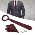 thumbnail image 4 of Juego de corbatas para hombre corbatas de hilo de poliéster para hombre clásicas versátiles para negocios vestidos para bodas ANGGREK Otros, 4 of 8