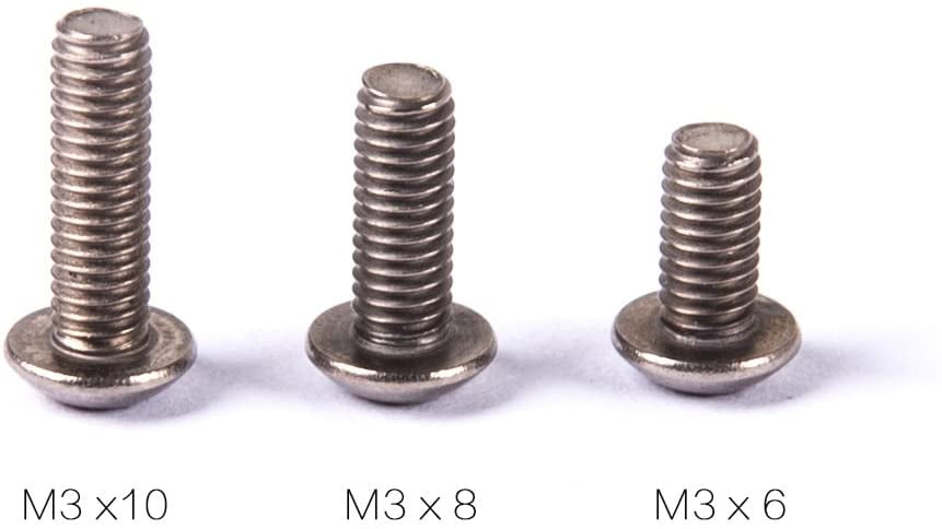20pcs M4 x 10mm Hex Allen Socket Button Head Titanium Screw Screws