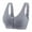 Gray, variant on Tumotour Front Open Bras For Women Full Coverage Wirefree Bra Button Closeure Bra For Mom Gift Nursing Underwear Bra Non Steel Ring Movement Seamless Gathering Adjustment Yoga Sleep Large Bra