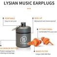 thumbnail image 4 of WQLPP-bouchons d'Oreilles de Concert Haute Fidélité pour Musique Réutilisables-2 Paires pour Musiciens, Annulation de Bruit, Festivals de Concert, Batteurs, DJS, Raves, Jeux -23dB, 4 of 4