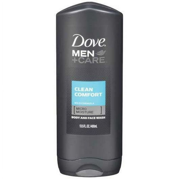 Dove Men Plus Care Clean Comfort Body and Face Wash, 13.5 Ounce -- 6 per case