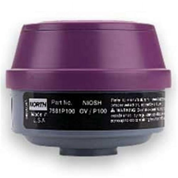 North Safety 068-7581P100L Organic Vapor Cartridge Filter P100