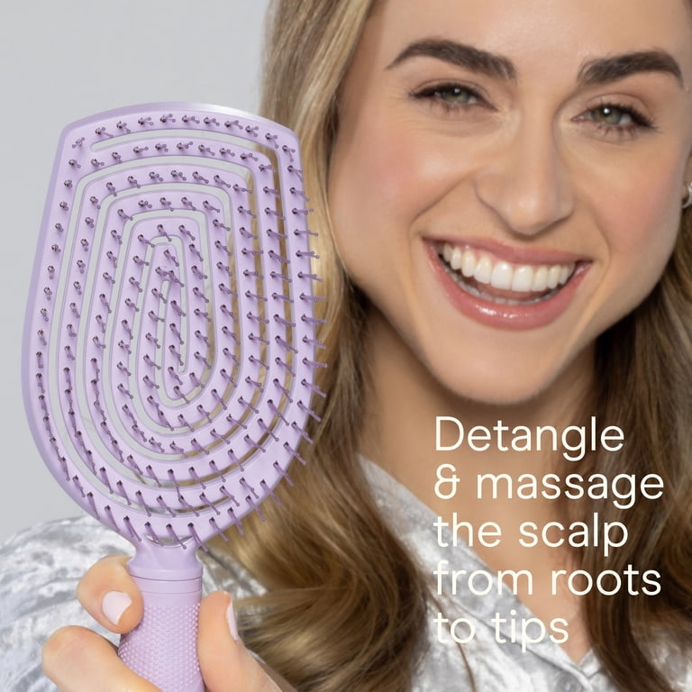 Conair Flexi Head Paddle Brush with Dual Flex Bristles photo 6