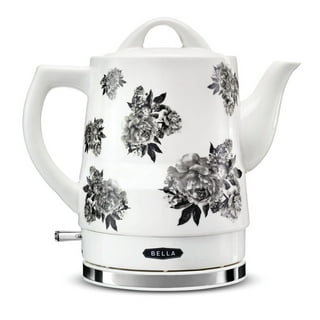 Ceramic Electric Kettle Automatic Power Off Fast Boiling China Vintage Blue  and White Porcelain Style 1.5L Boils Water Fast for Tea Coffee Soup