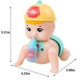 thumbnail image 3 of Green Early Development Musical Crawling Infant Toy With Motion Sensor Baby Roleplay Educational Activity Companion, 3 of 7