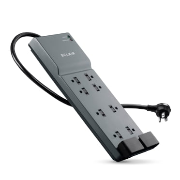 Belkin 8-Outlet Home/Office Surge Protector with Telephone Protection, 6 ft  Cord