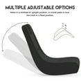thumbnail image 5 of GTRACING Faux Leather Floor Rocker Video Gaming Chair, Black, 5 of 7