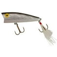 thumbnail image 1 of Rebel Lures Pop-R Topwater Popper Fishing Lure, Silver/Black, Pop-R (1/4 oz), One Size, 1 of 1