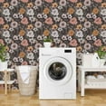 thumbnail image 5 of UMIGGEE Vintage Floral Peel and Stick Wallpaper 17.7 in x 118 in Boho Retro Removable Contact Paper Daisy Leaf Vinyl Self Adhesive for Wallpaper Bedroom Home Decoration Dark/Sand/Green, 5 of 8