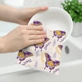 thumbnail image 3 of Boho Magic Celestial Space Herbs Butterflies Witchy Aesthetic Kitchen Towels, Soft Absorbent Dish Towels Hand Towels 16"x24" Set of 2 for Kitchen Farmhouse Holiday Home Decor, 3 of 5