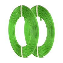 Uxcell 2 Roll Flat Jewelry Craft Wire Craft Wire, 3mm 18 Gauge Aluminum Craft Wire Dark Green