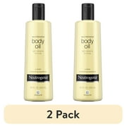 (2 pack) Neutrogena Body Oil For Dry Skin, Light Sesame Formula, 8.5 fl. oz