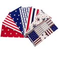 thumbnail image 1 of 7Pcs US Flag Cotton DIY Cloth Sewing Fabric Handmade Patchwork Fabric, 1 of 2