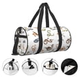 thumbnail image 3 of Balery Snake Bolsa de Gimnasio para Mujeres y Hombres, Bolsa de Viaje Impermeable, Bolsa de Fin de Semana con Compartimento para Zapatos y Bolsillo Húmedo, 3 of 6