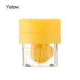 thumbnail image 1 of 1PC Contact Lens Cleaner Case Portable Manually Rotatable Contact Lens Case Plastic Container Storage Holder Eyewear Accessories yellow 2, 1 of 6