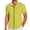 Yellow, variant on UANWENN Men's Casual Short Sleeve Zipper Summer Beach Shirt Light Texture Elastic Shirt Male Romper Shirts Men Casual Solid Dress Man Shirts Mens Slim Fit Dress Shirt Male Rompers Men Mens Stylish