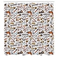 thumbnail image 2 of Ambesonne Cartoon Shower Curtain, Construction Home Repair, 69"Wx84"L, White Multicolor, 2 of 4