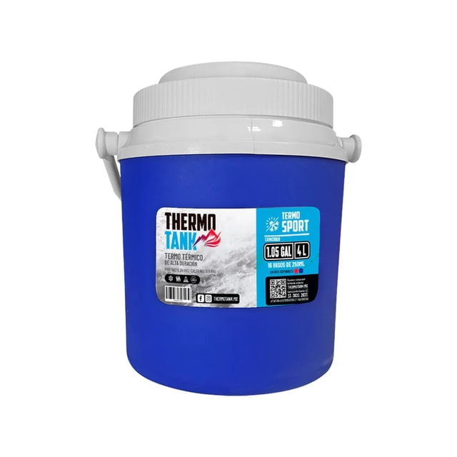 Termo De 4 Litros / 1.05 Gal Thermo Tank azul