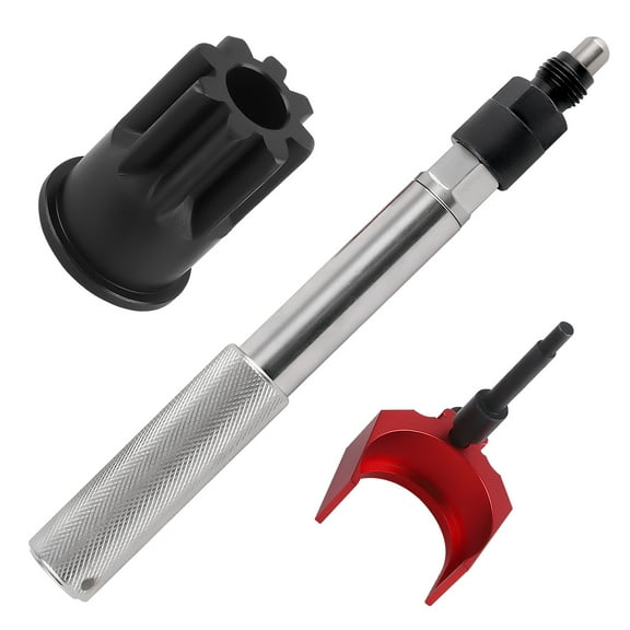 maXpeedingrods J-42083 Automatic Timing Pin & 9U-7227 Injector Height Adjustment Gauge Tool & Engine Barring Socket for Caterpillar CAT 3406E C-15 C-16, Set of 3