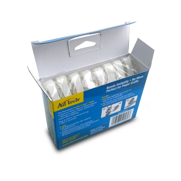  AdTech 05674 Permanent Crafter's Tape Refills, Pack of