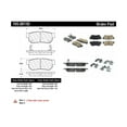 thumbnail image 2 of Centric Parts 105.08130 Posi Quiet Ceramic Brake Pads with Shims/Hardware, 2 of 4