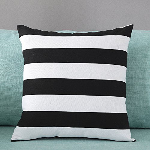 Home Decor Decorations for Sofa Couch Bed Chair 20 x 20 Inch 50 x 50 cm White TAOSON 100% Cotton Canvas Home Decorative Square Throw Pillow Cover Cushion Covers Pillowcase