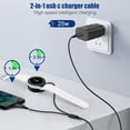 thumbnail image 3 of 2 in1 Samsung Watch Charger,25W USB C Fast Charger Compatible with Galaxy Watch 7/6/6 Classic/5 Pro/5/4 /4 classic/3/Active2/1 and GalaxyS24/S23 /S22/21/20 Note/Z Fold 6(6ft), 3 of 6