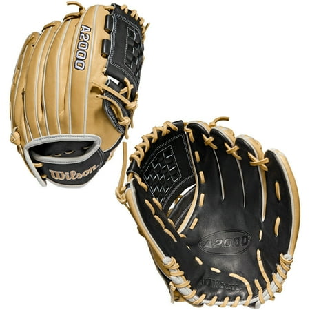 Wilson A2000 P12 12" Fastpitch Softball Glove (Wbw10043912) 2 Piece Blonde/Black 12 Left Hand