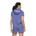 thumbnail image 2 of Reebok Women's Cropped Short Sleeve Hoodie, Sizes XS-XXXL, 2 of 4