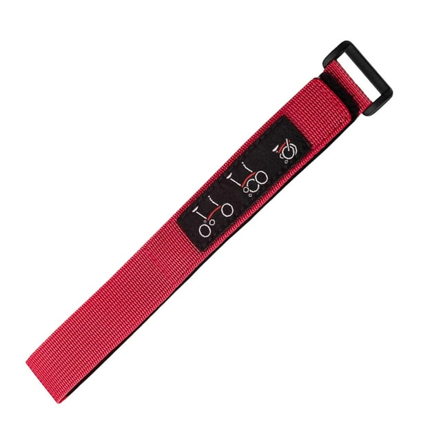 Correa para portabicicletas plegable, cinturón de sujeción para bicicleta, amarres portátiles para neumáticos fijos, correa estabilizadora para ruedas rojo