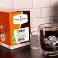 thumbnail image 6 of Fresh Roasted Coffee, Organic Ethiopian Sidamo Swiss Water Half Caf, Medium Roast, K-cup Compatible, 72 Count, 6 of 9