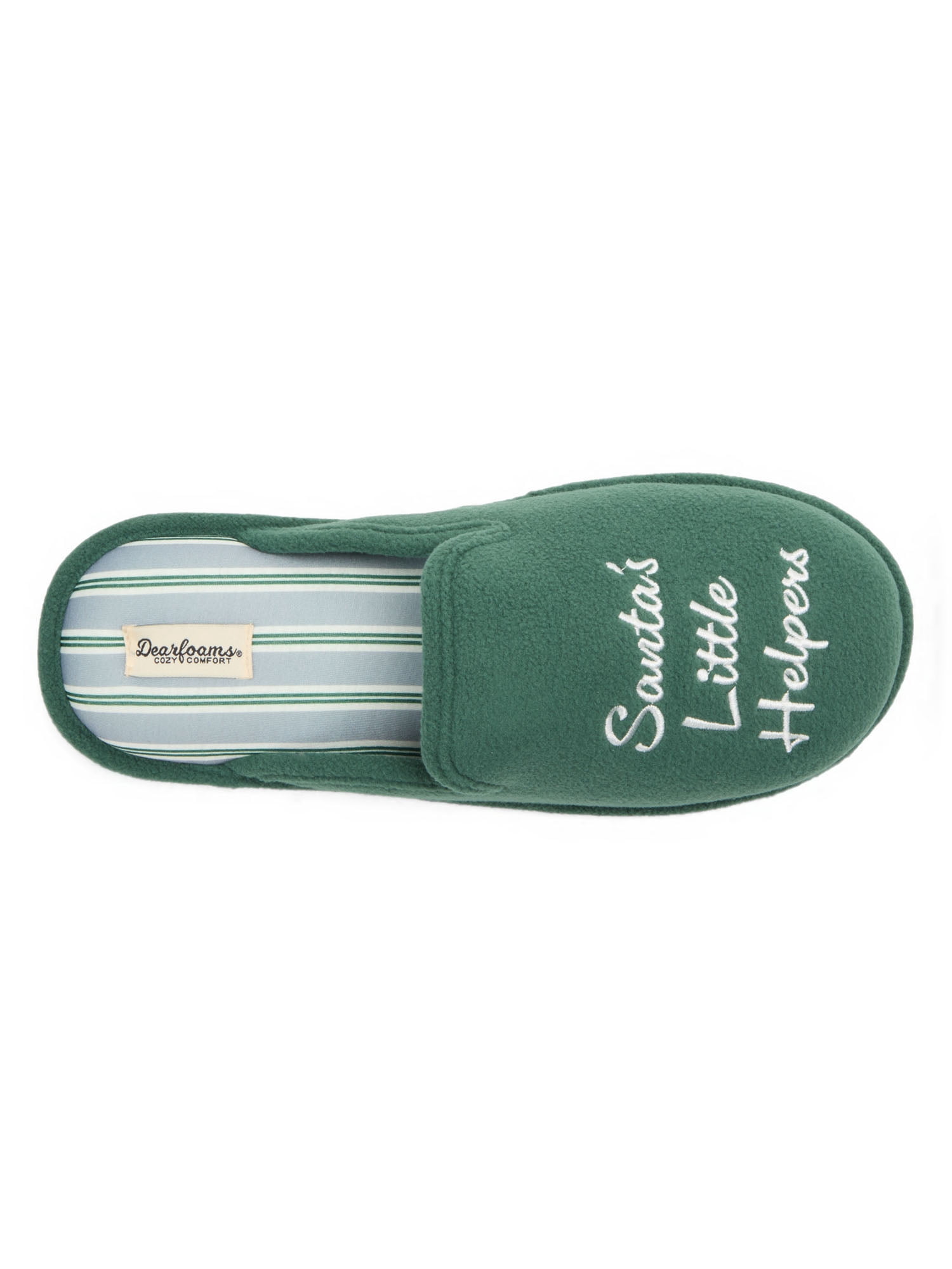 Dearfoams Cozy Comfort Men's Holiday Novelty Scuff Slip On Slippers