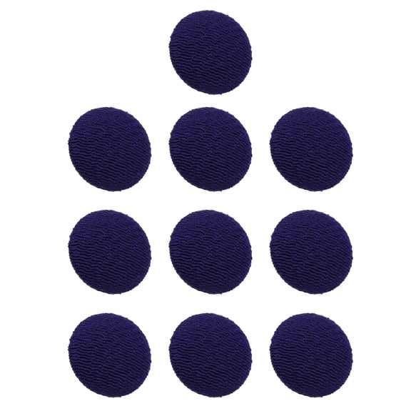 Cloth Button 10 Pcs Buttons Round Satin Trim Multi-functional DIY Scrapbook Wrapped