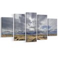 thumbnail image 2 of Sky and Stones under Dark Clouds - Landscape Artwork Canvas, 2 of 3