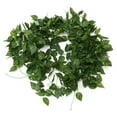 thumbnail image 5 of Artificial leaf Artificial Flowers Silk Fake Ivy Leaves Hanging Vine Ivy Plants Leaf Garland for Wedding Party Garden Home Wall Decor-98.4inch, 5 of 10