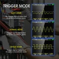 thumbnail image 4 of TOOLTOP Compact 2-in-1 Oscilloscope and Multimeter with 1MHz Bandwidth, 2.5Msps Sampling Rate, Auto/Manual Waveform Capture, AC/DC Voltage, Current, Resistance, Capacitance Testing, Data Storage, and, 4 of 6