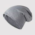 thumbnail image 3 of Dyfzdhu Spring Cotton Slouchy for Men Women Warm Winter Hats Ski Gray, 3 of 3