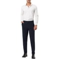 thumbnail image 2 of Lars Amadeus Men's Dress Business Pants Classic Fit Flat Front Suit Trousers, 2 of 6