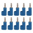 thumbnail image 3 of Banana Plug Speaker Plugs Open Screw Banana Plugs Solderless Banana Plug Speaker Cable Connectors 10Pcs/Set 4mm Solderless Banana Plug Stackable Open Screw 30V AC-60V DC Maximum, 3 of 8