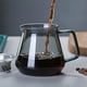 thumbnail image 3 of Cafetera, hervidor de agua, jarra para preparar café, cafetera exprés reutilizable y resistente al calor 300ml, 3 of 8