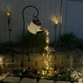 thumbnail image 2 of Solar Watering Can Light Hanging Kettle Lantern Light Waterproof Garden Decor Metal Retro Lamp for Outdoor Table Patio Lawn Yard, 2 of 23