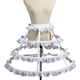 thumbnail image 2 of Crinoline Underskirt Petticoat Cage 2/3/4/5 Hoops For Women Girls Hoop Skirt, 2 of 3