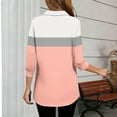 thumbnail image 5 of Womens Collared Shirts Long Sleeve V Neck Button Down Casual Athletic Tops Golf Sport Tee, 5 of 5