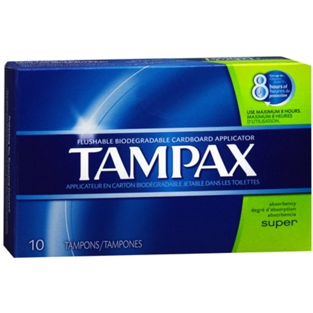 Tampax Tampons Super 10 Each (Pack of 4)