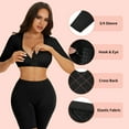 thumbnail image 4 of COMFREE Arm Shaper for Women Arm Compression Front Buckle Bra Shapewear Top, 4 of 6